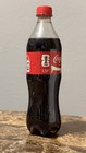 Coca-Cola Advertising Bottle Plastic, Red Label & Cap, SPAIN Text Soda Theme — photo 2