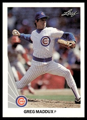 1990 Leaf Greg Maddux #25
