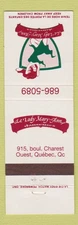 Matchbook Cover - Le Lady Mary Ann Quest QC girlie #2164