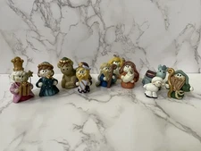 VTG Suzi Skoglund 10 Piece Little Blessings Nativity Set Resin Lot Mary Joseph J