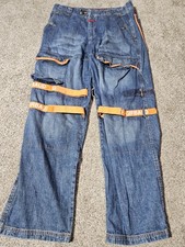 36x32 MARITHE FRANCOIS GIRBAUD SHUTTLE JEANS VINTAGE Y2K 90'S BAGGY