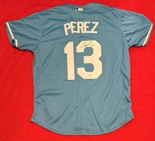 Salvador Perez Kansas City Royals Baseball Autographed Signed Custom Jersey JSA