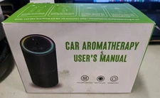 Smart Car Aromatherapy Diffuser RGB LED USB Air Freshener w/ Ocean Scent 150ml