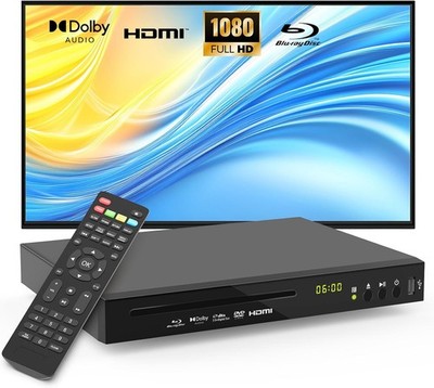 Blu Ray Player Dolby Digital TrueHD/DTS and 1080P Full HD, Plays Region A/1 Blu-