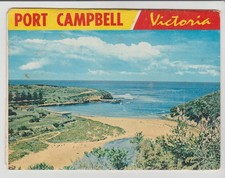 PORT CAMPBELL VICTORIA 10 SCENES INCL ELEPHANT ROCK FOLDOUT POSTCARD