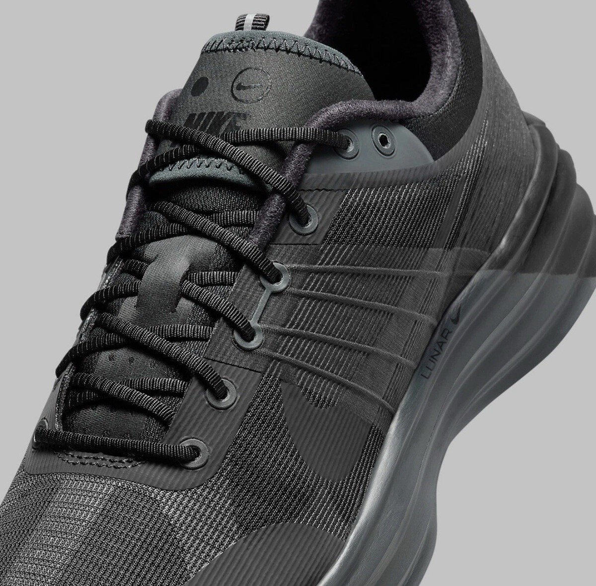 Nike DV2204-002 Men\'s Sz 13 Dk. Smoke Gray/Black Lunar Roam Running Shoes Nike Lunar Roam Men main image 3
