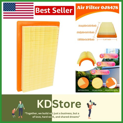 #ad #ad Universal Fit Air Filter 0J8478 for Generac and Other Brands Easy Installation $15.99