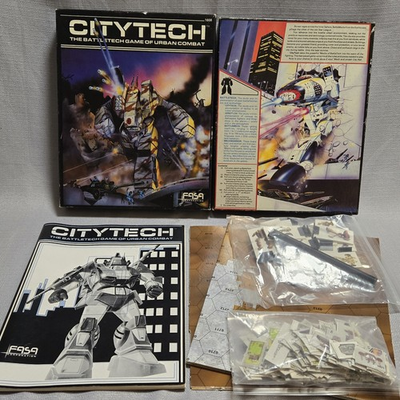 #ad #ad Battletech: Citytech The Battletech Game of Urban Combat 1608 FASA 1986 $31.99