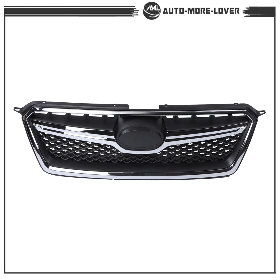 Rejilla delantera de plástico cromada/negra para Subaru XV Crosstrek 2016-2017 91123FJ040 Foto 4 de 4