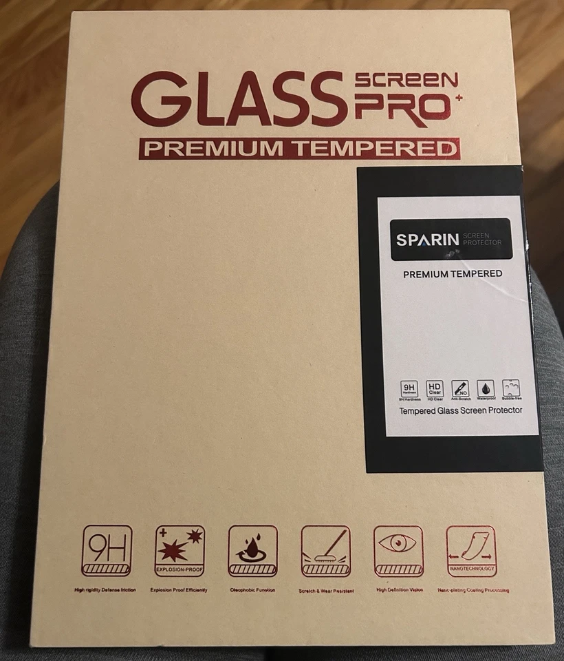 iPad 9.7” Tempered Glass Screen Protector W/ Cleaning & Installation Tools! - Image 2 of 2