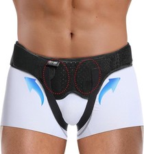 Hernia Support Belt for Men with 2 Removable Compression Pads Sz M