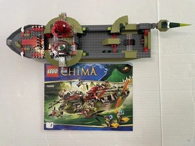LEGO LEGENDS OF CHIMA: Cragger's Command Ship (70006) INCOMPLETE