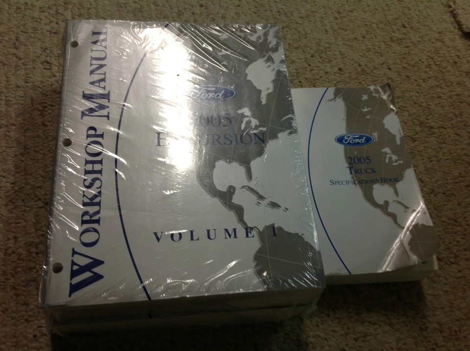 Ford Excursion 2005 camión taller de servicio manual de reparación conjunto con libro de especificaciones Foto 2 de 4