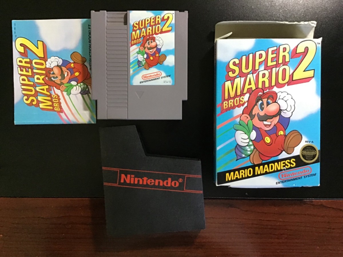 Super Mario Bros 2 - NES (1988) - Game with Box and Booklet! | eBay