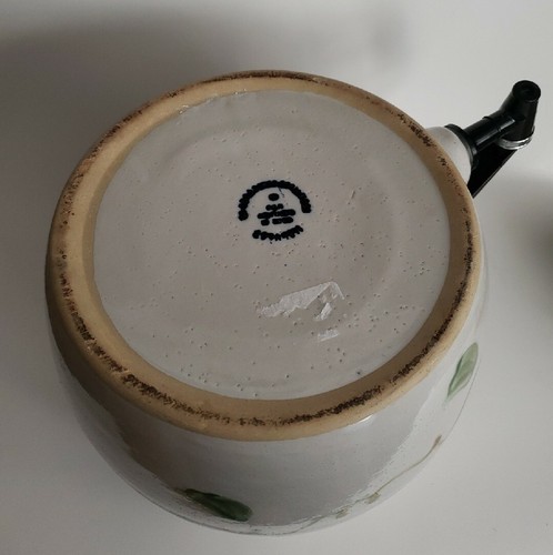Dispensador de bebidas John B. Taylor cosecha pera uvas fruta gres de colección - Imagen 5 de 6