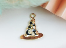 lot 40 Pcs cartoon Witch Hat Charm earrings Pendants DIY Jewelry Makings