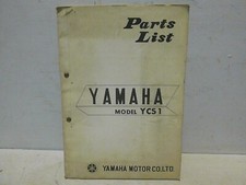 Yamaha YCS 1 Illustrated Parts List 1st Edition Dated March 1967 Genuine Yamaha