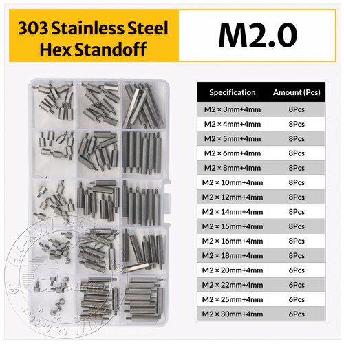 M2-M10 Male-Female Stainless Steel Hex Standoff Screw Spacer Pillar Hex Support - Picture 174 of 180