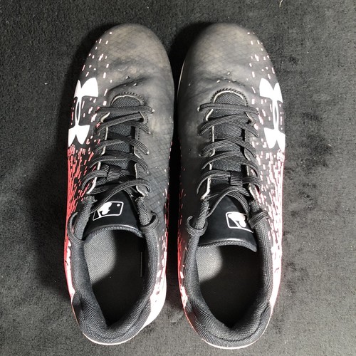 Under Armour Baseball Cleats Athletic Shoes Youth 5Y Pink & Black 1278754-064 - Picture 5 of 9