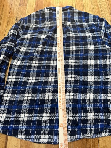 Orvis Shirt Men's Large Plaid Cotton Heavy Flannel Pockets Lumberjack Outdoor - Picture 16 of 16