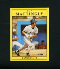 Don Mattingly 1991 Fleer - NY Yankees #673 MINT