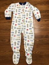Carter's boys 6 45-49 lb football footed blanket sleeper VTG 1990s USA pajamas