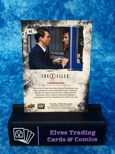 The X-Files: UFOs and Aliens SINGLE Non-Sport Trading card by Upper Deck 2019 - Picture 84 of 202