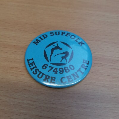 ''Mid Suffolk (674980) Leisure Centre'' - blau & schwarz