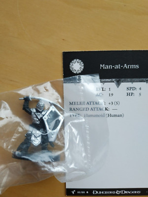 D&D Miniatures Dungeons & Dragons, Harbinger 10, Man-at-Arms