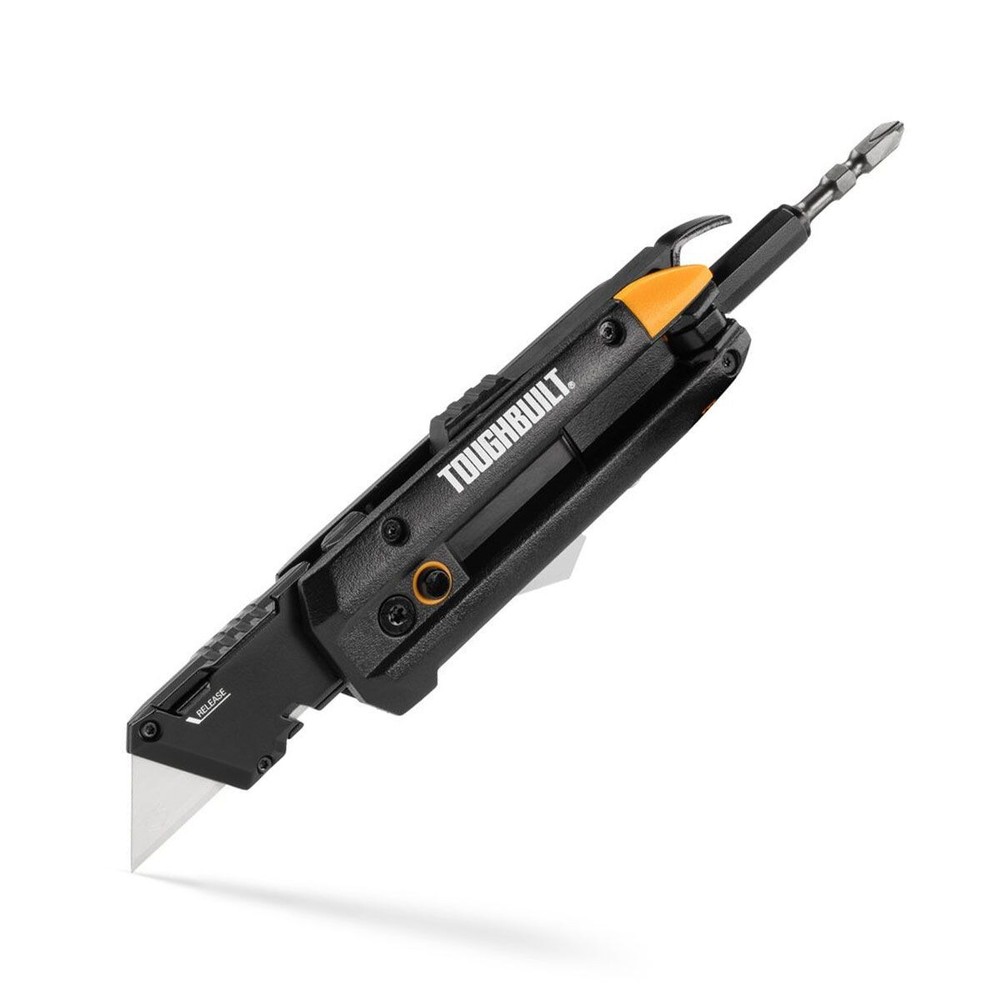 ToughBuilt 5-in-1 Electrician's Folding Utility Knife Multi Tool TB-H4-12-IM