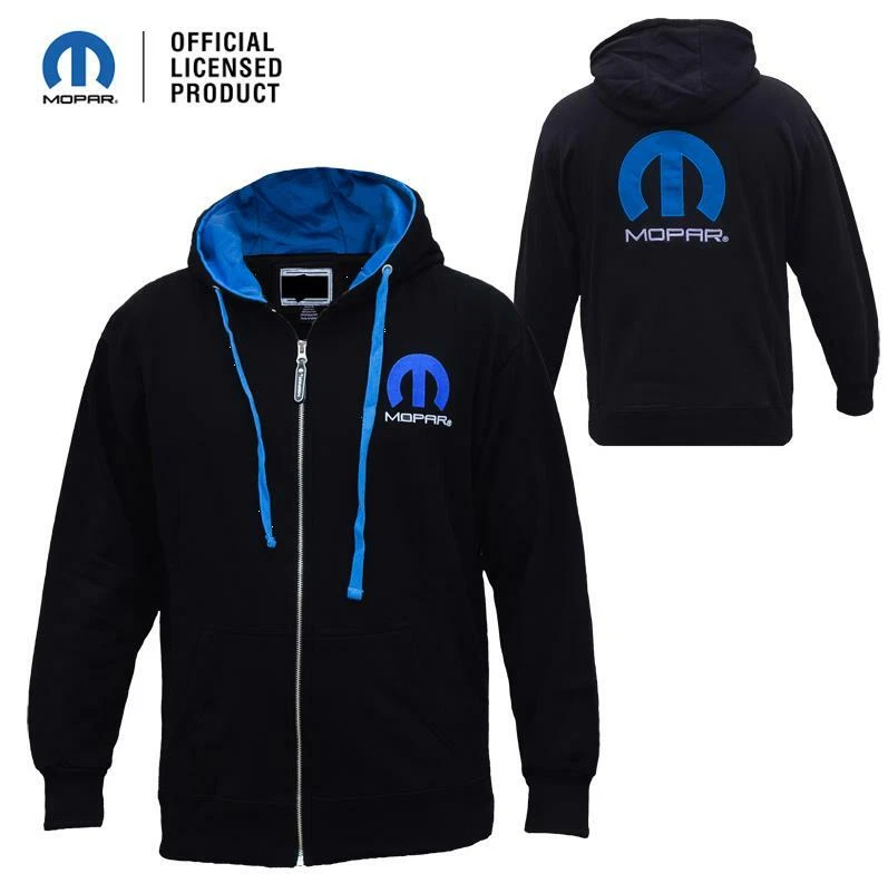 MOPAR Kapuzenjacke Zip Hoodie Kapuzenpullover Jacke Hemi Dodge Chrysler US Shirt