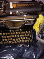 Antique Typewriter Underwood No. 5 Standard • 1919 Serial # 1421553 + Manual thumbnail