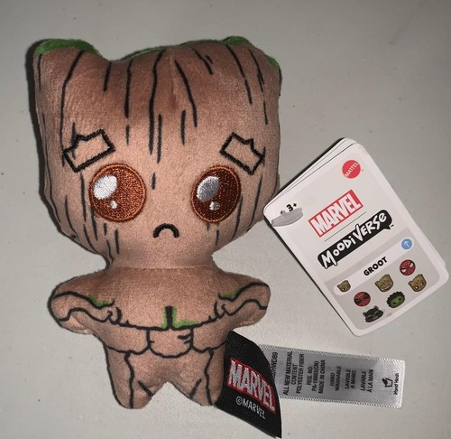4" Marvel MoodiVerse Hulk, Groot, spiderman Plush Figure Emotion-Inspired Design - Picture 8 of 10