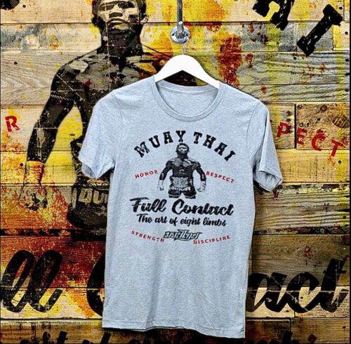 T-shirt Muay Thai boks tajski sztuki walki yantra tatuaż sztuka tajski kickboxing - Zdjęcie 1 z 1