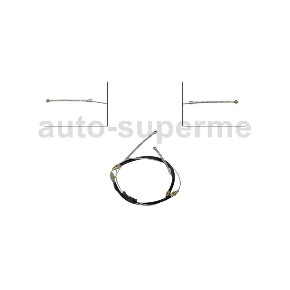 Kit de cable de freno de estacionamiento delantero trasero 3x para Chevrolet Corvette 1966-1969 7,0 L Foto 3 de 4