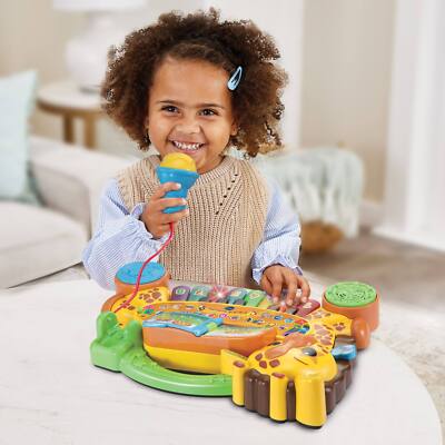 VTech Zoo Jamz Giraffe Piano (French Version), Battery Operated