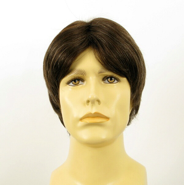 Perruque homme cheveux naturels pour masquer la calvitie MARTIN 6SPW