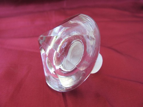 ANTIQE ART DECO HAND PAINTED GLASS BOTTLE WITH STOPPER - Picture 7 of 8