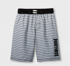 Boys' Fortnite Ombre Swim Trunks - Black/Gray, XXL- FREE SHIPPING