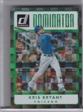 2017 PANINI DONRUSS #D1 KRIS BRYANT DOMINATOR CHICAGO CUBS 77/349 4228