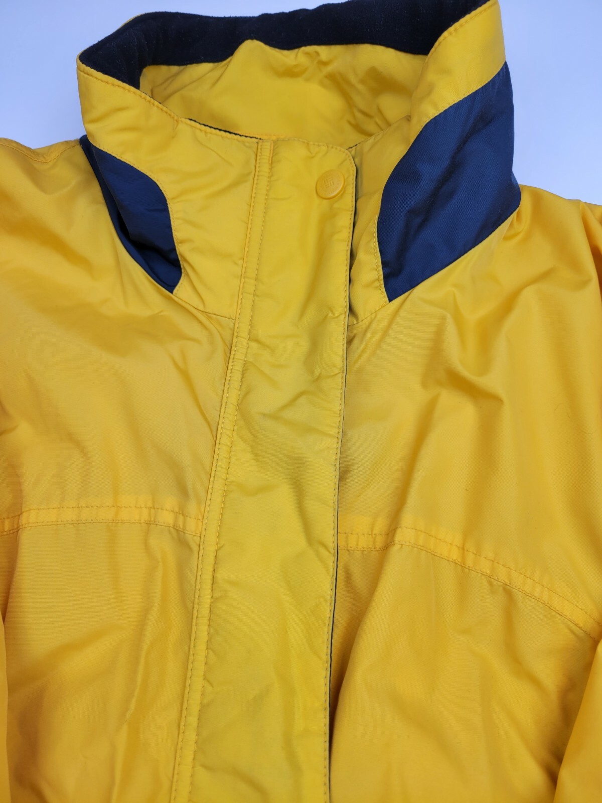 Columbia Rain Windbreaker Jacket Coat Yellow Mens Sz … Gem