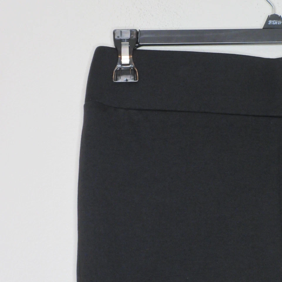 Pantalones de vestir Kasper negros de tiro alto de pierna ancha talla 8 B57 para mujer Foto 3 de 4