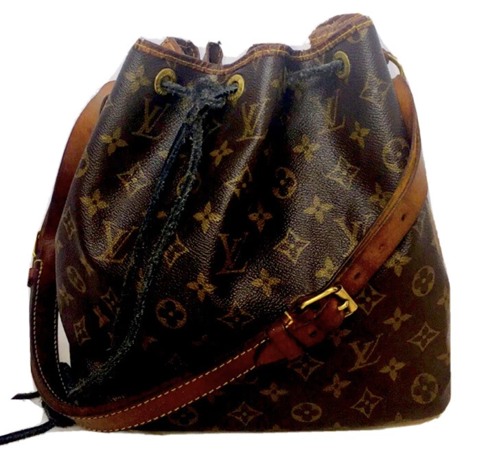 Louis Vuitton Petit Noe Monogram Canvas Shoulder Bag