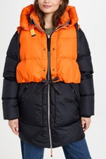 Parajumpers Womens Aretha Puffer Jacket Two In One Coat & Vest  Size M Rrp $940