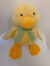 FAO Schwarz Yellow Duck Duckling Plush 13" Stuffed Animal toy