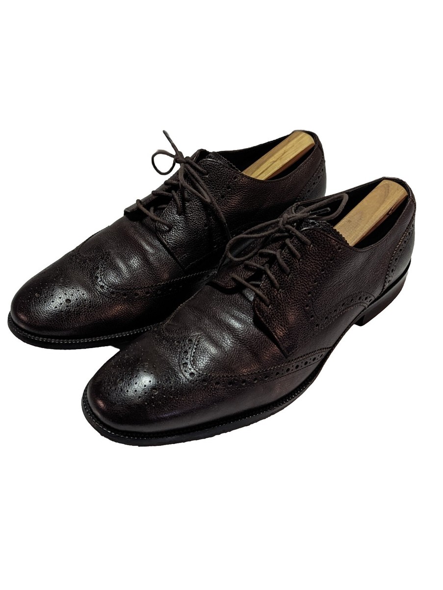 Cole Haan Benton Wingtip Oxford II Shoe Mahogany Brown Men  display picture 2