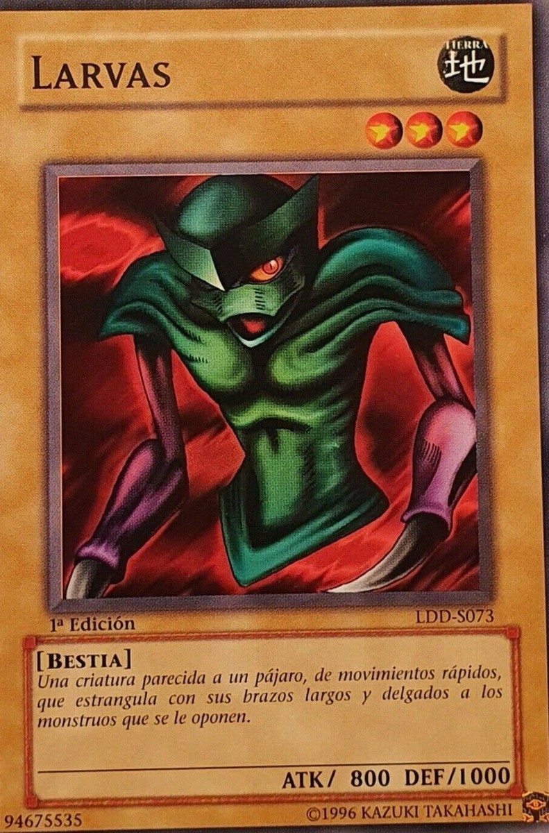 Yugioh LDD-S073 Larvas 1st Edition 2003 | eBay Yugioh LDD-S073 Larvas 1st Edition 2003 | eBay