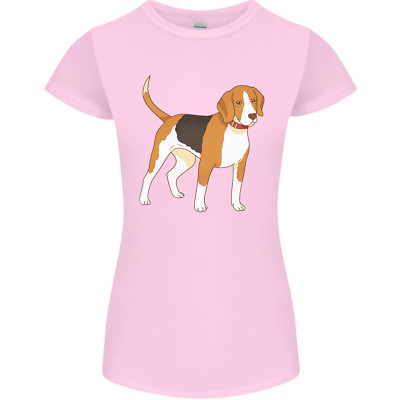 Ein Beagle Klein Scent Hound Dog Damen Petite Schnitt Maglietta