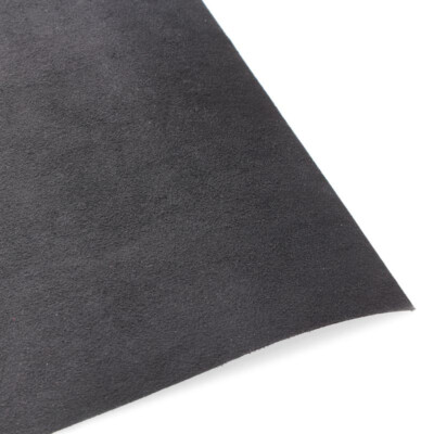 Vinyle Adhésif Imitation Alcantara Noir, 0,5 X 2 Mètres, Pour Customisation