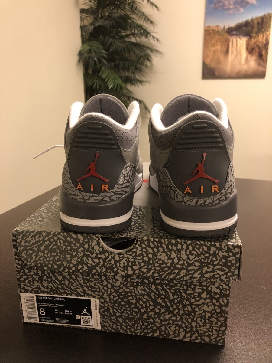 Jordan 3 Retro Cool Grey (2021) Men display picture 2
